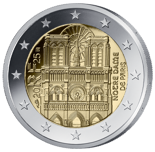 巴黎圣母院限定版!新版2欧元硬币来了!