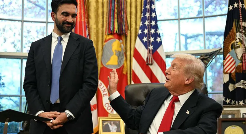 “我会为他加油”：特朗普与马姆达尼出人意料的友好会晤要点