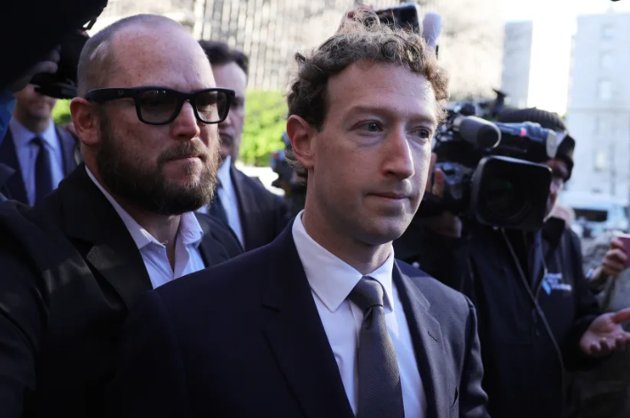 马克·扎克伯格抵达法庭，将在具有里程碑意义的社交媒体成瘾案审判中作证。